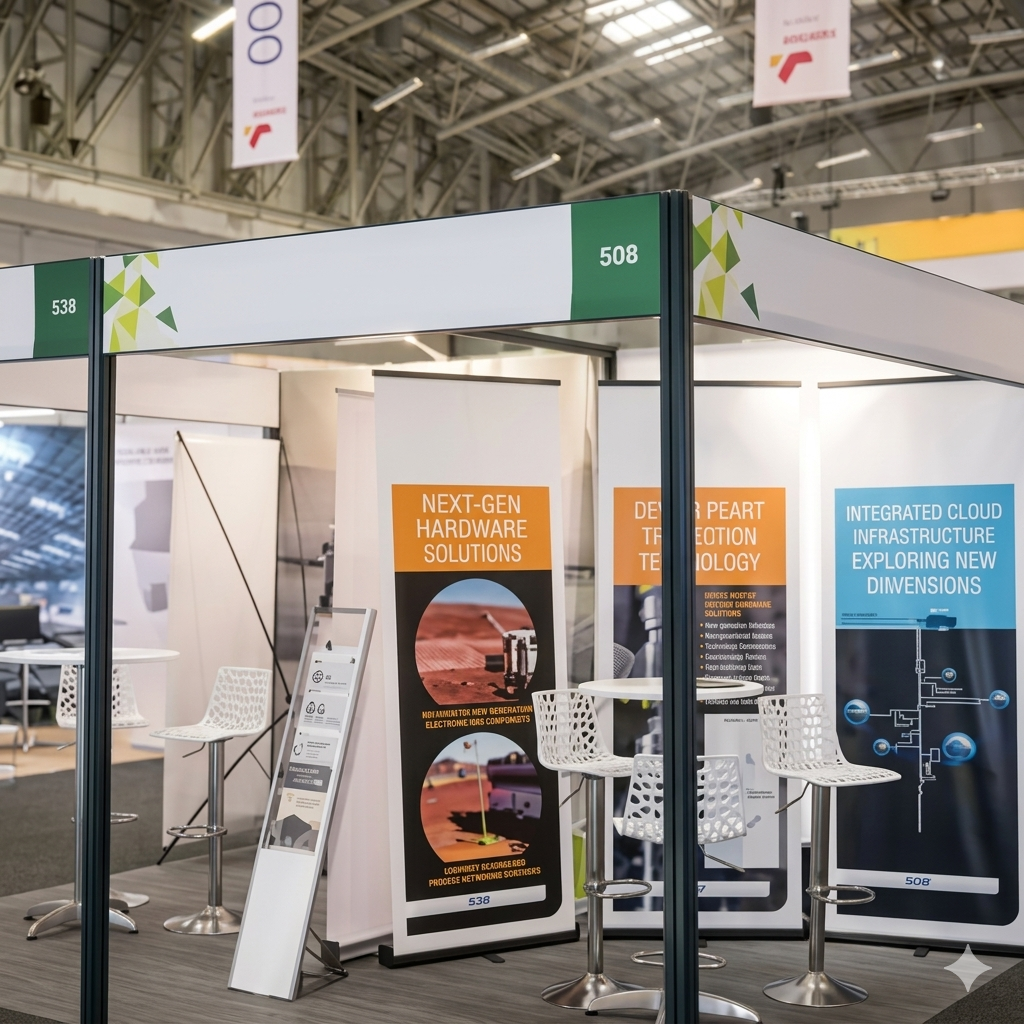 Premium Custom Exhibition Stand & Trade Show Display Booth